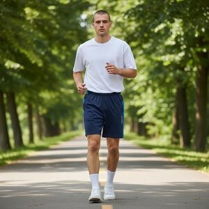 HEAD // Men's // Dark Blue Athletic Shorts